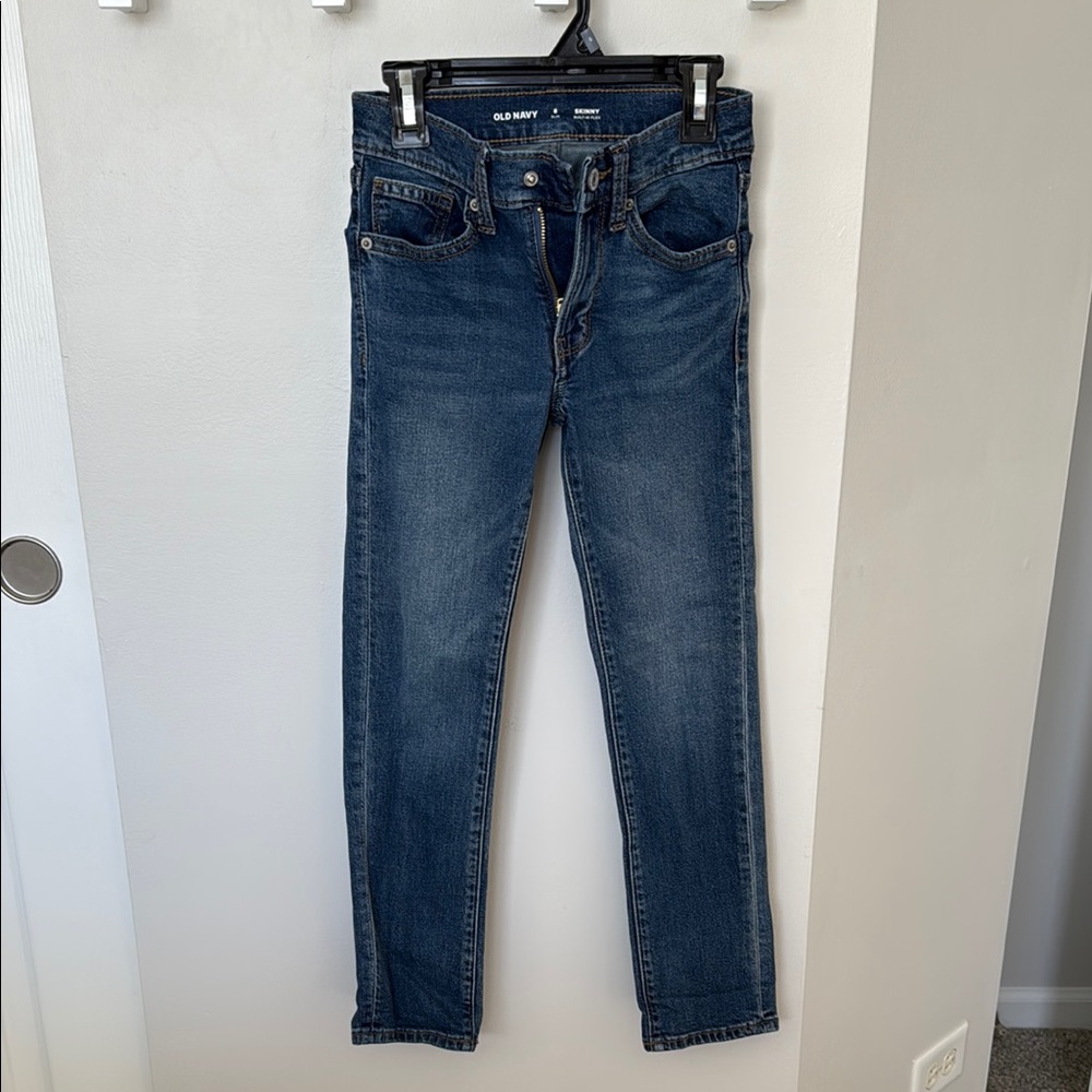 Old Navy Blue Classic Straight-Leg Jeans